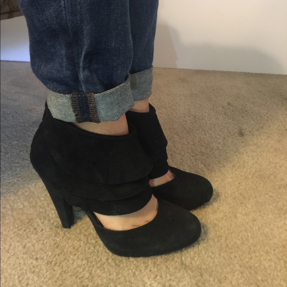 Velour booties